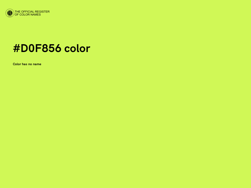 #D0F856 color image
