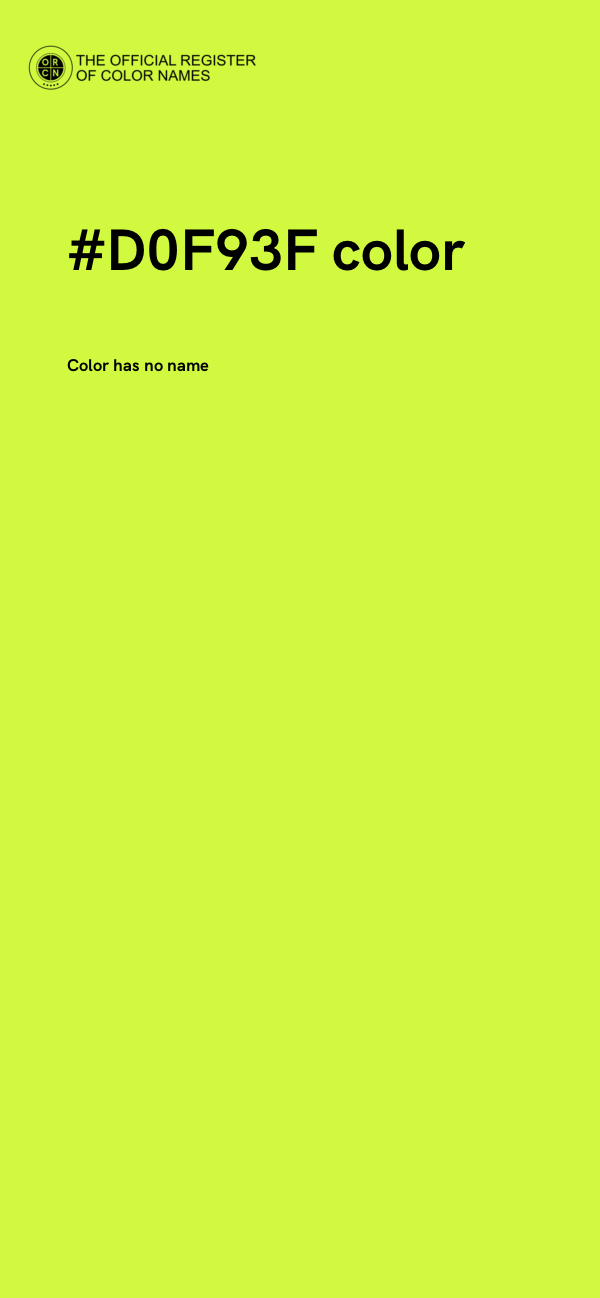 #D0F93F color image