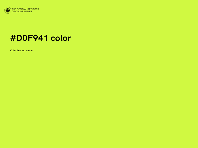 #D0F941 color image