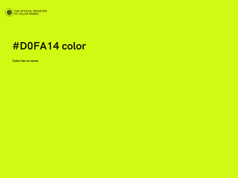 #D0FA14 color image
