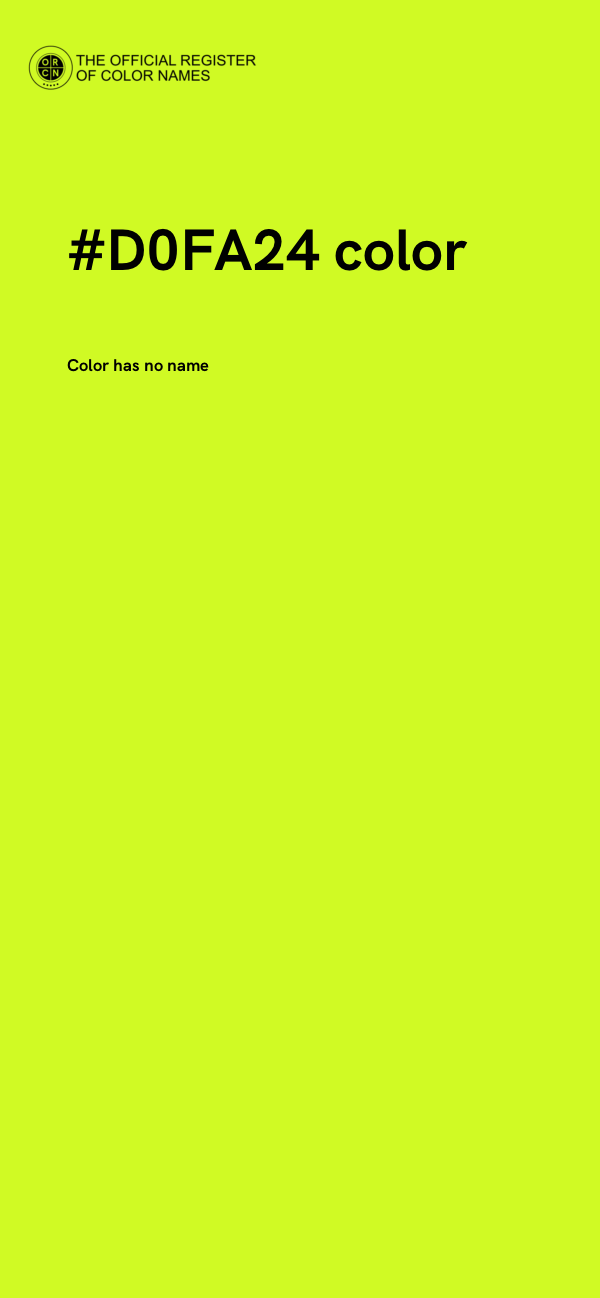 #D0FA24 color image