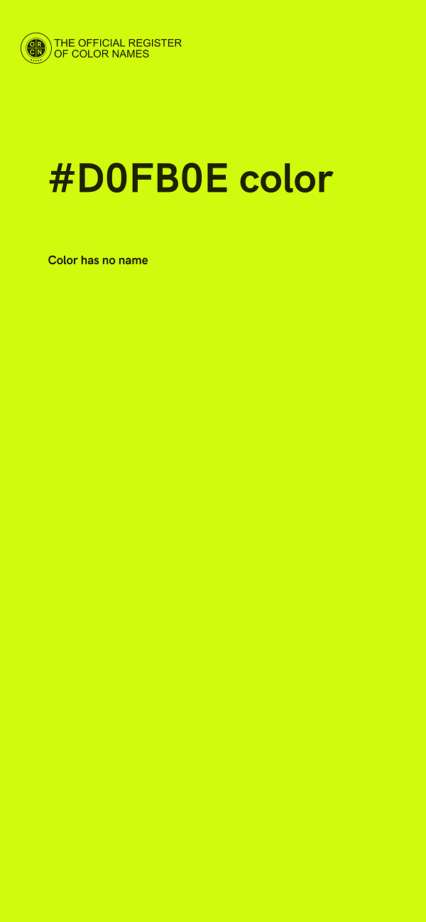 #D0FB0E color image