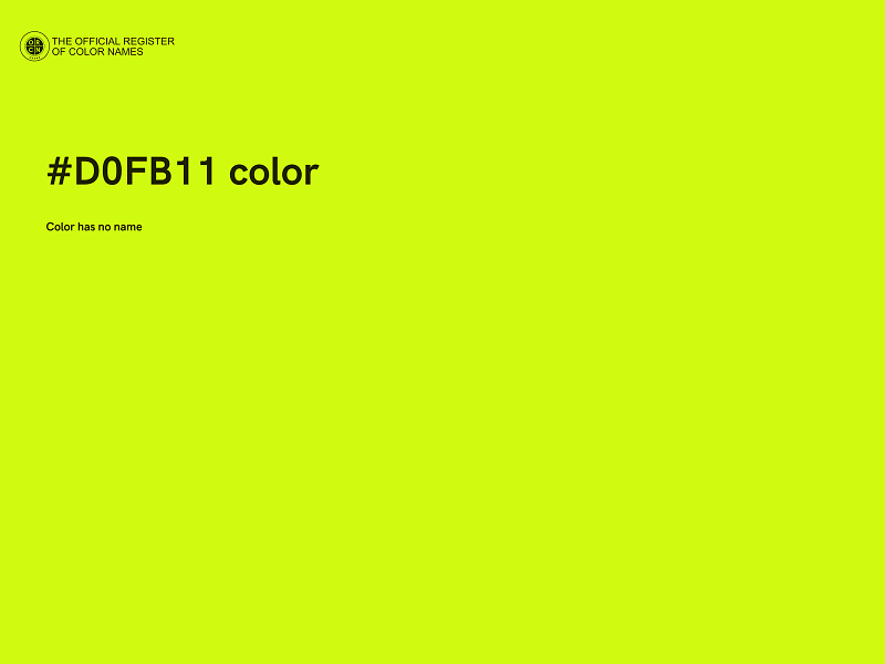 #D0FB11 color image