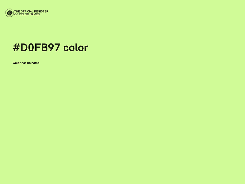 #D0FB97 color image