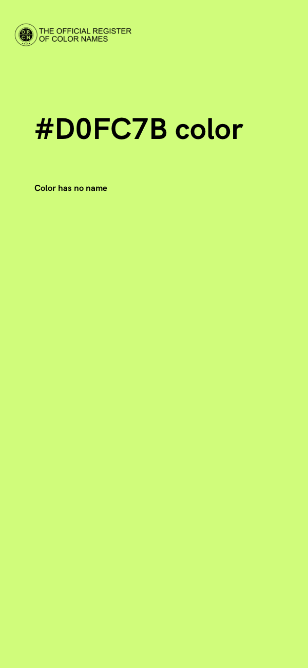 #D0FC7B color image