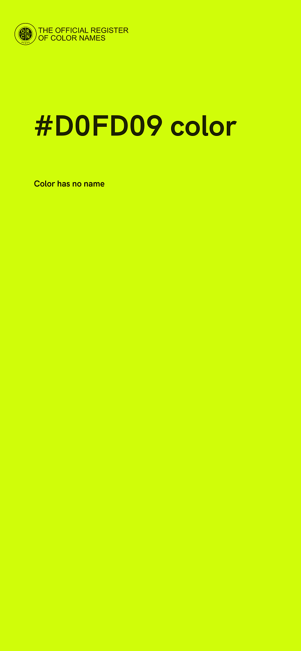 #D0FD09 color image