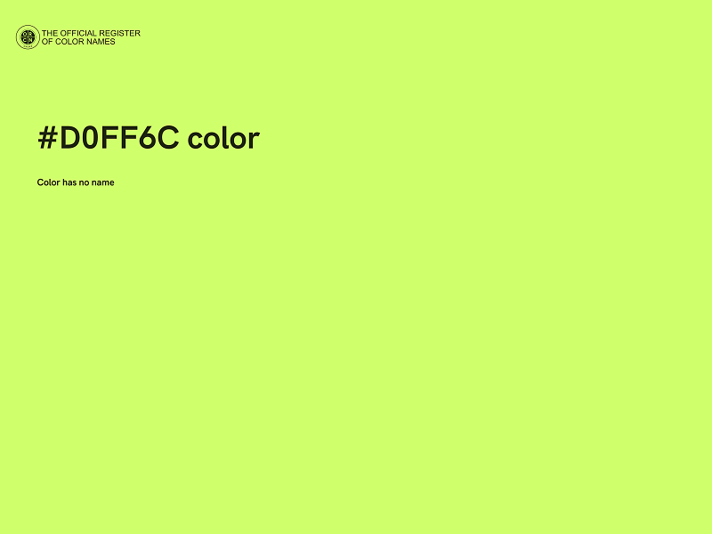 #D0FF6C color image