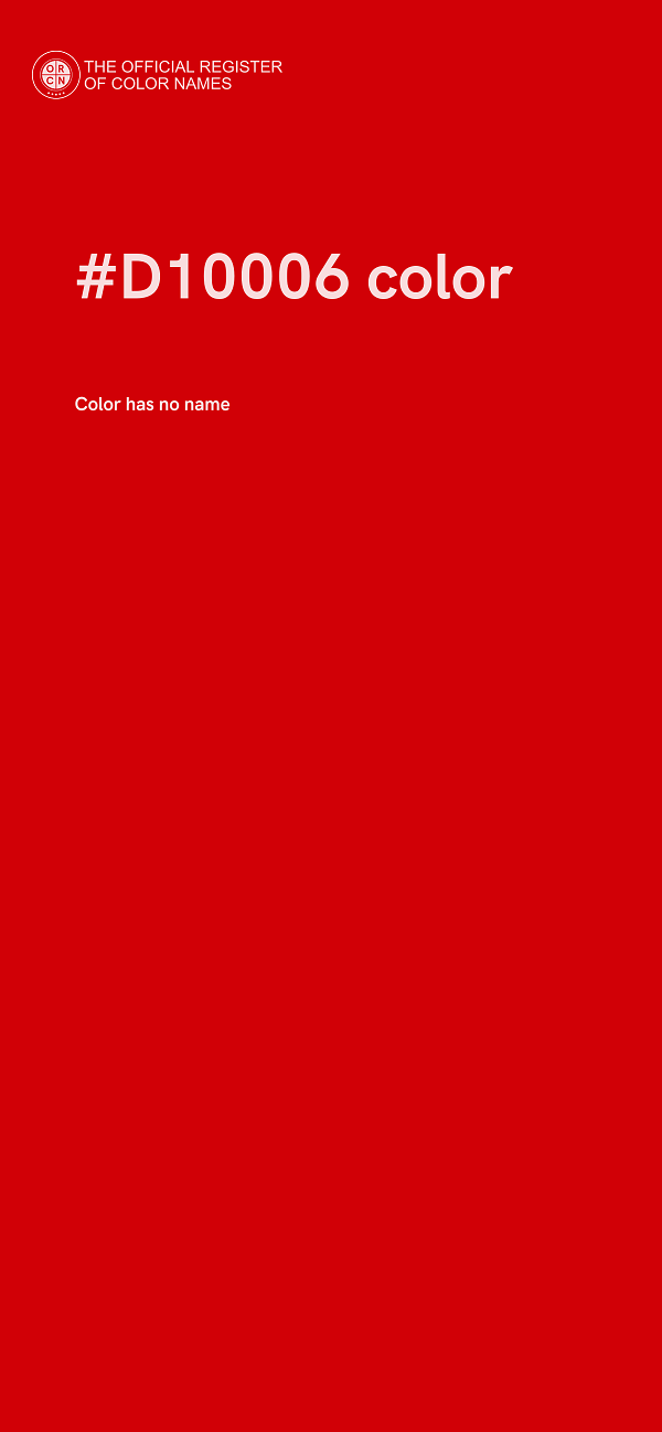 #D10006 color image