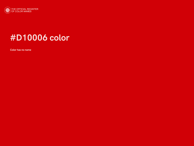 #D10006 color image