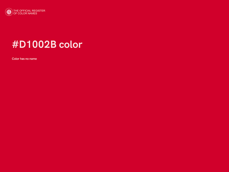 #D1002B color image