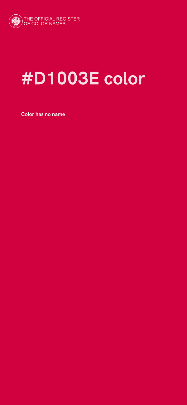 #D1003E color image