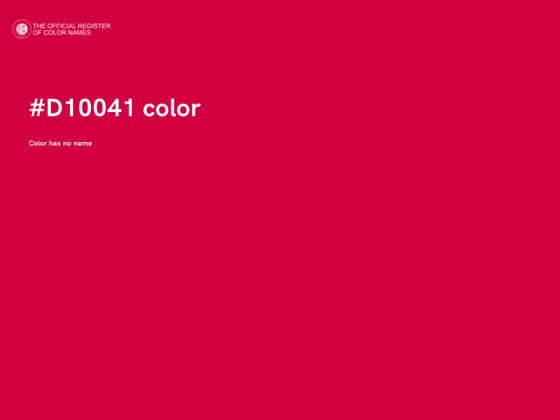 #D10041 color image