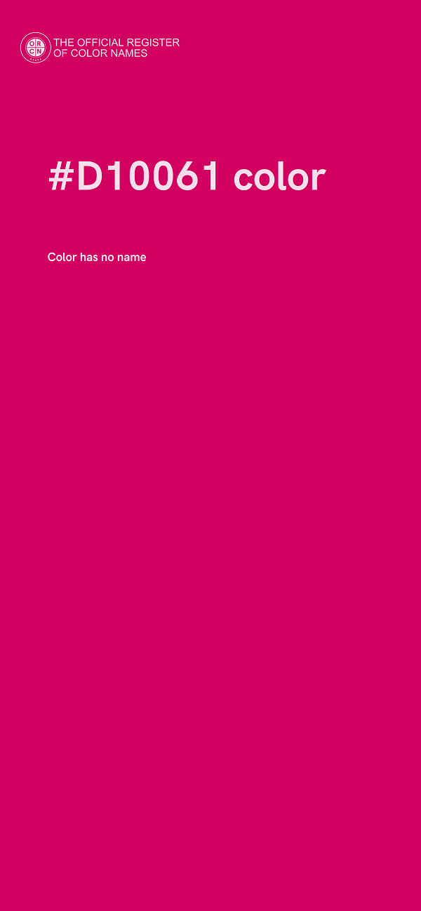 #D10061 color image