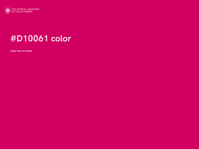 #D10061 color image