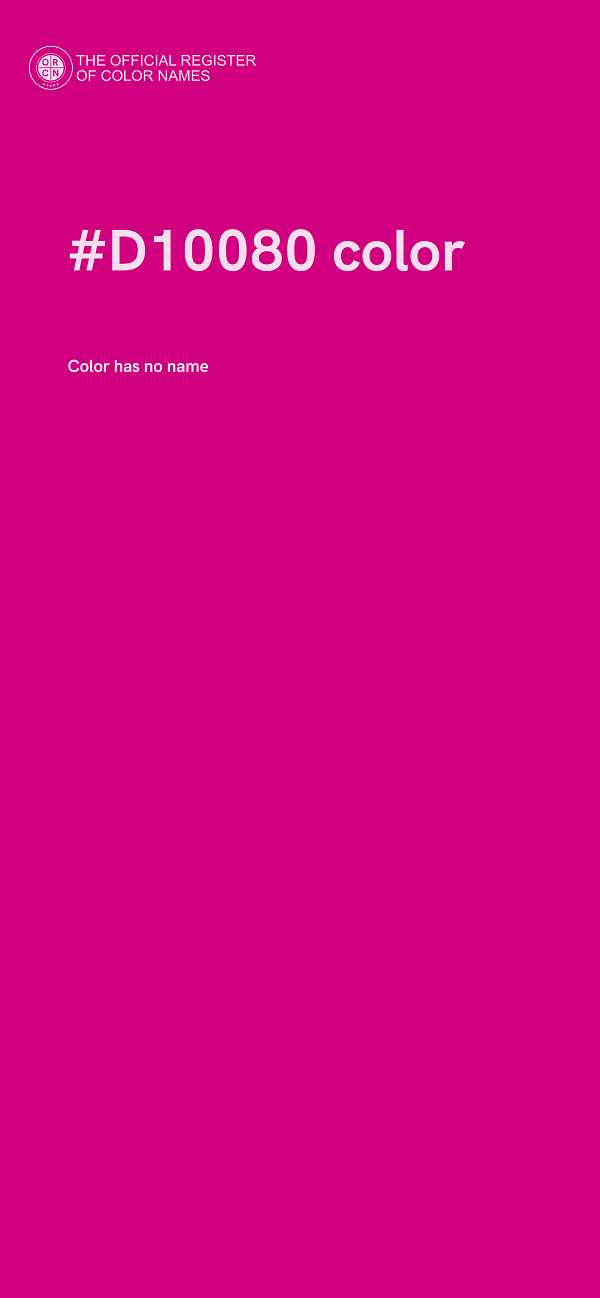 #D10080 color image