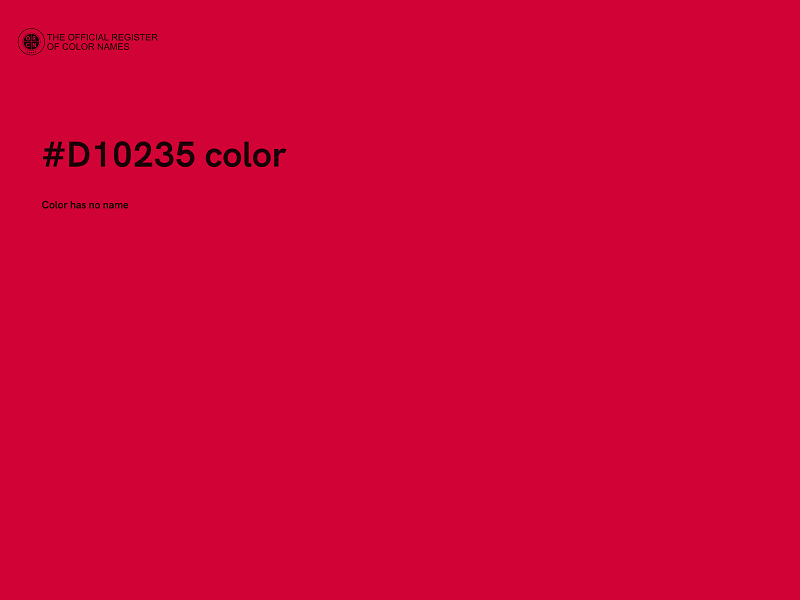 #D10235 color image