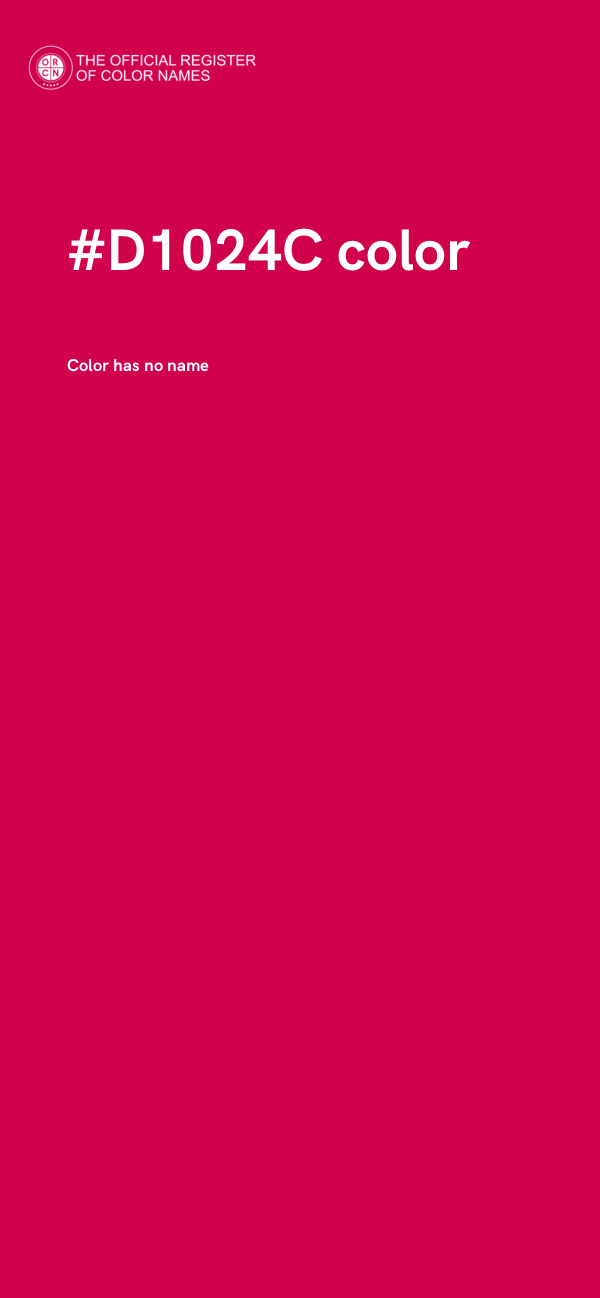 #D1024C color image
