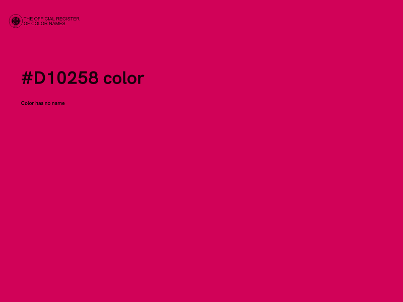 #D10258 color image