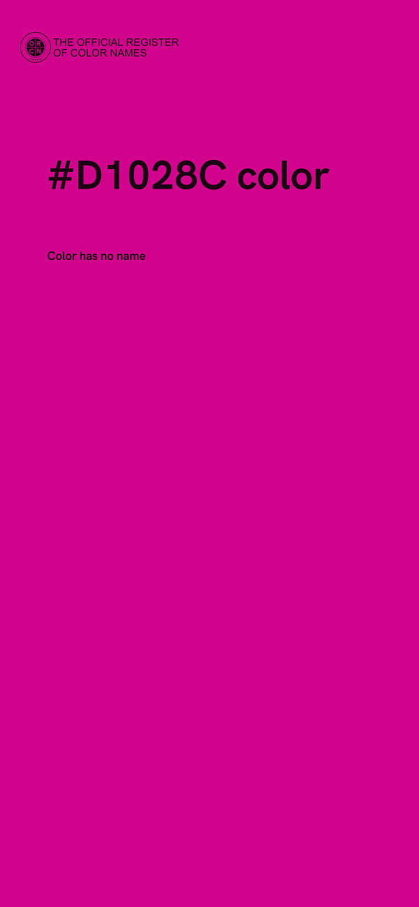 #D1028C color image