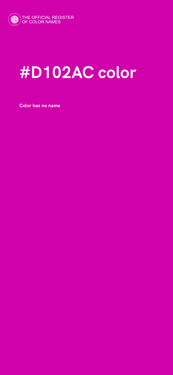 #D102AC color image