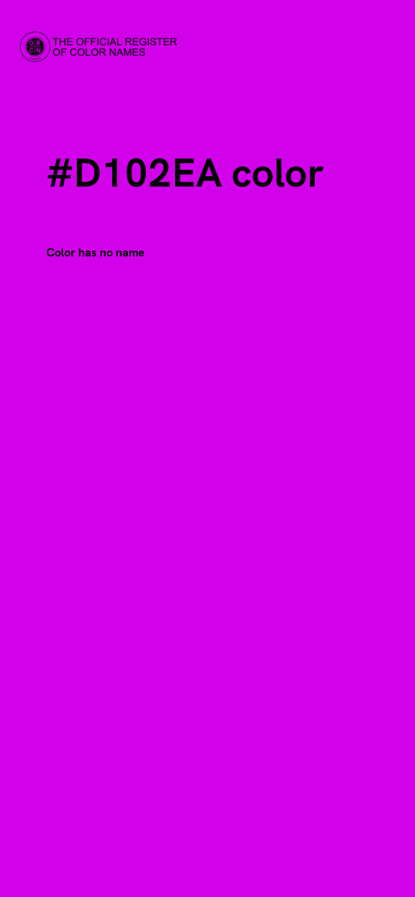 #D102EA color image