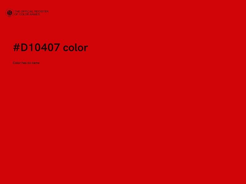 #D10407 color image