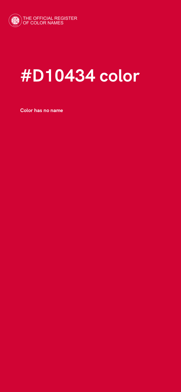 #D10434 color image