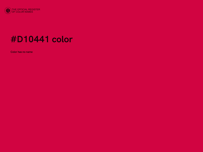 #D10441 color image