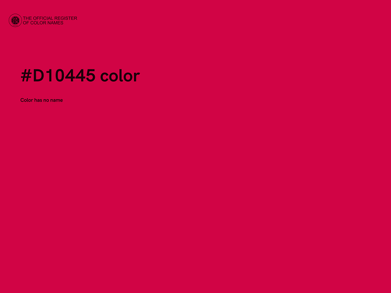 #D10445 color image