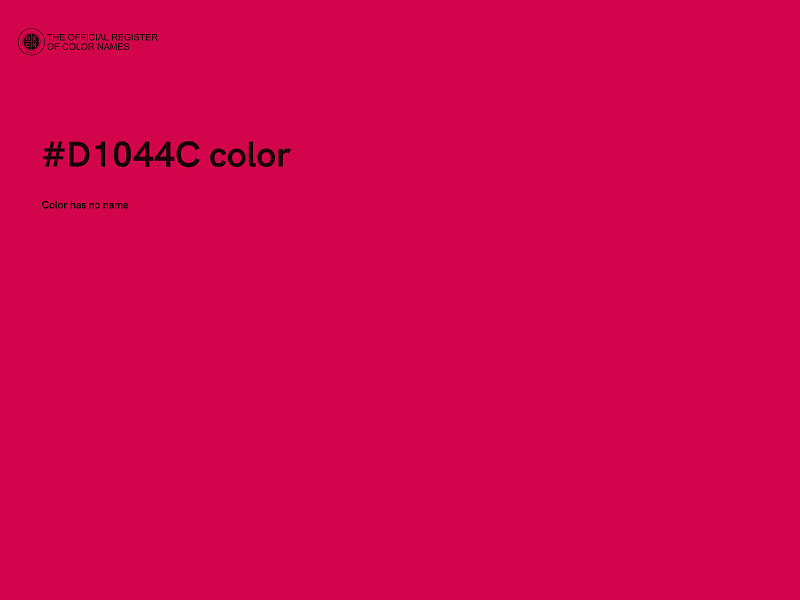 #D1044C color image