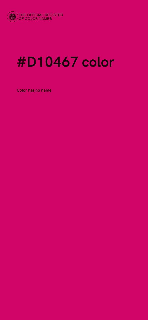 #D10467 color image