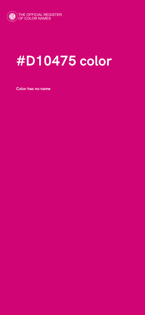 #D10475 color image