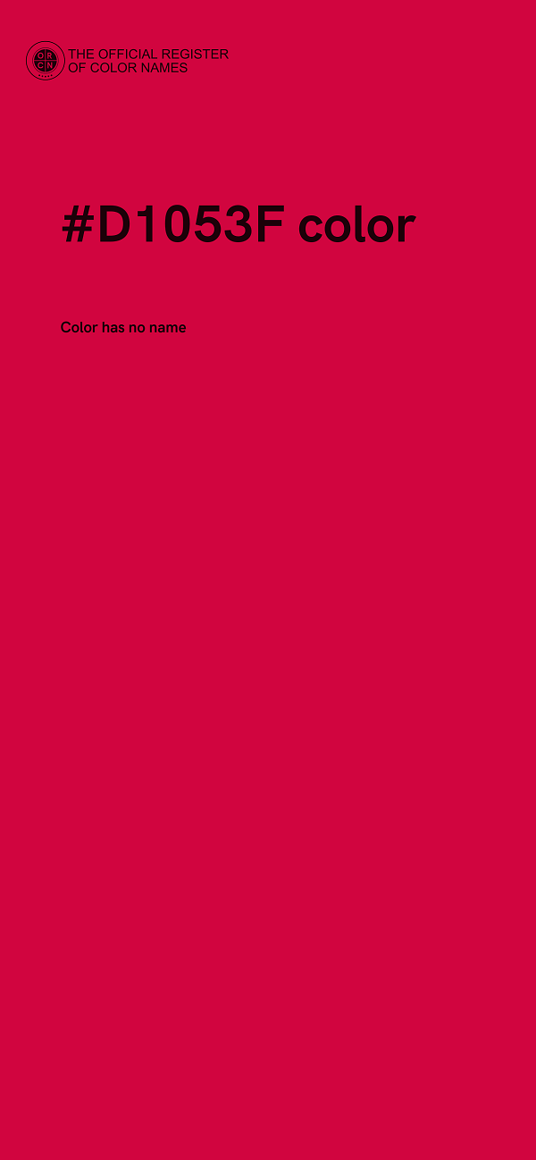 #D1053F color image