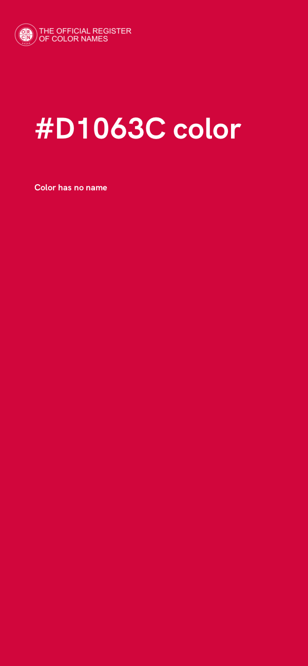 #D1063C color image