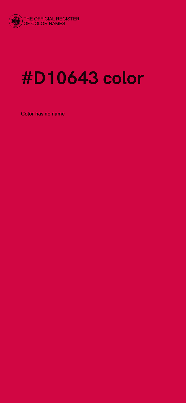 #D10643 color image