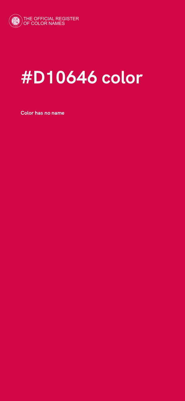 #D10646 color image