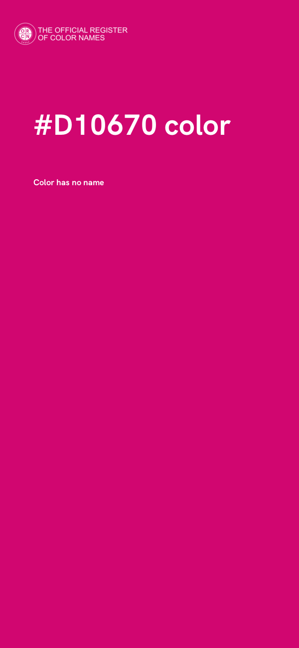 #D10670 color image