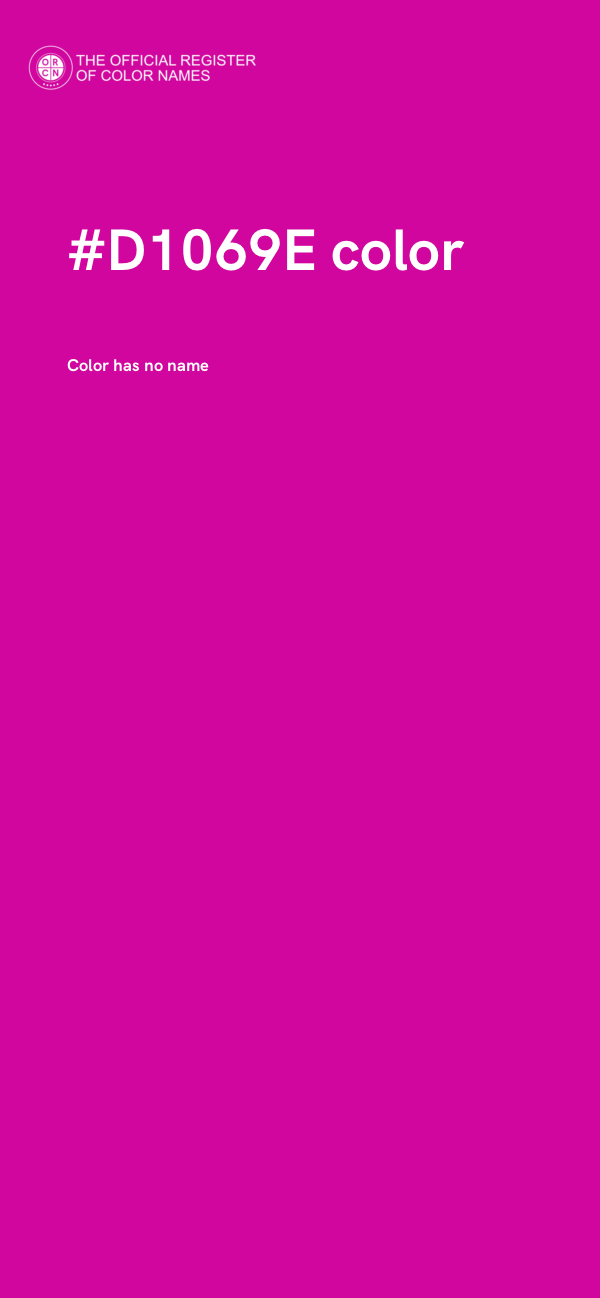 #D1069E color image