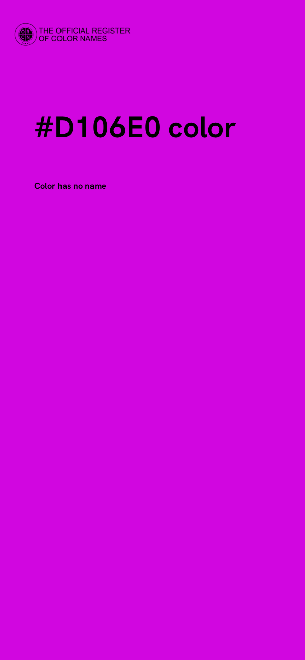 #D106E0 color image