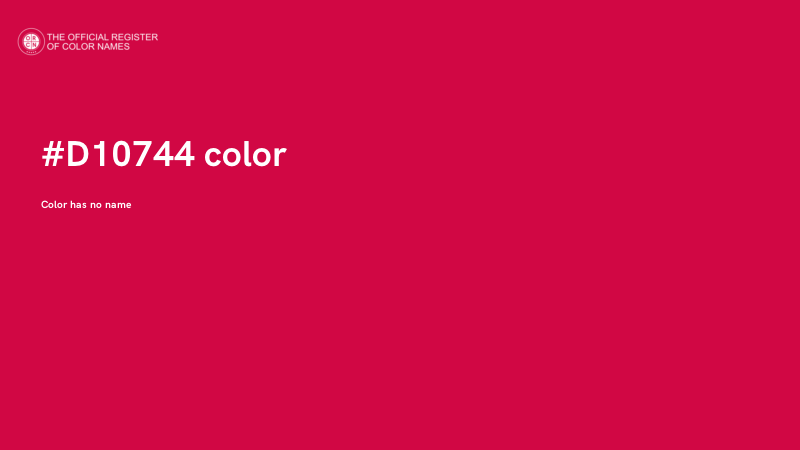 #D10744 color image