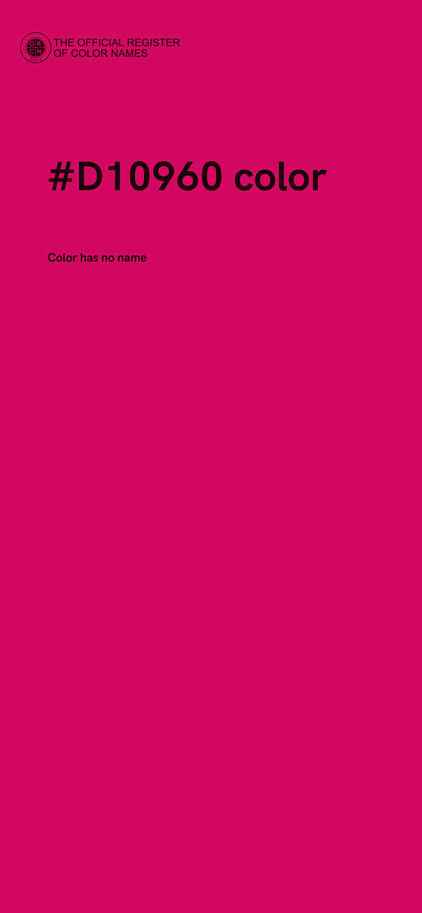 #D10960 color image