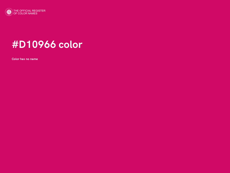 #D10966 color image