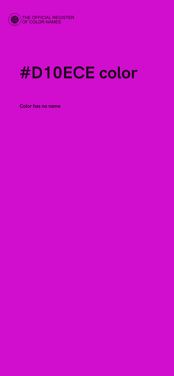 #D10ECE color image