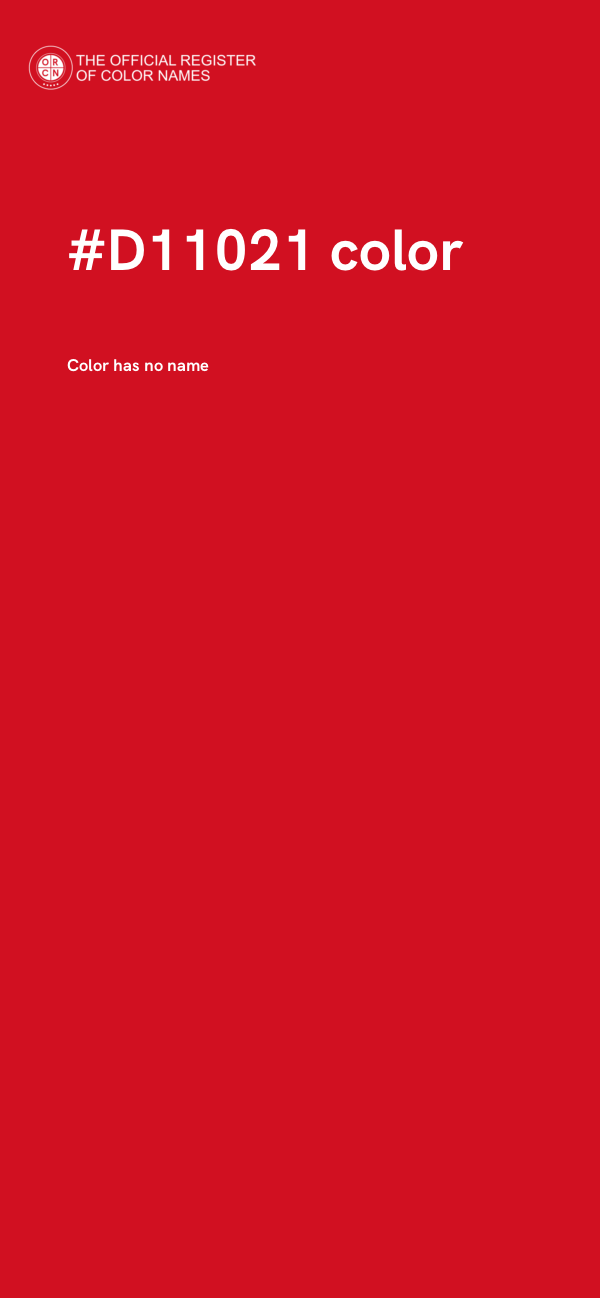 #D11021 color image
