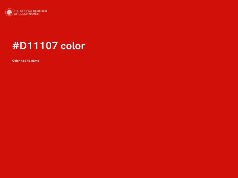 #D11107 color image
