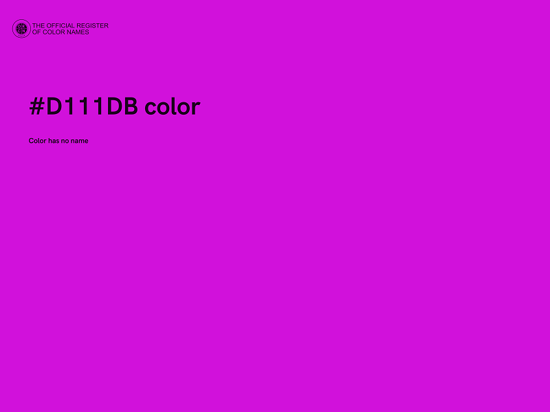 #D111DB color image