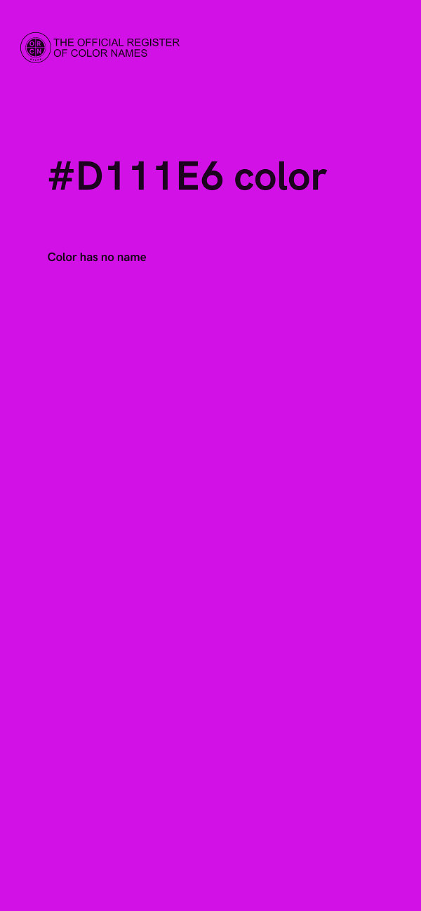 #D111E6 color image