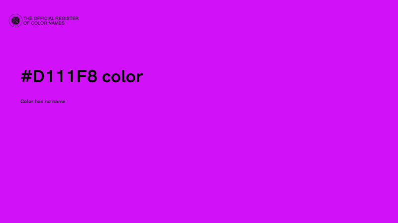 #D111F8 color image