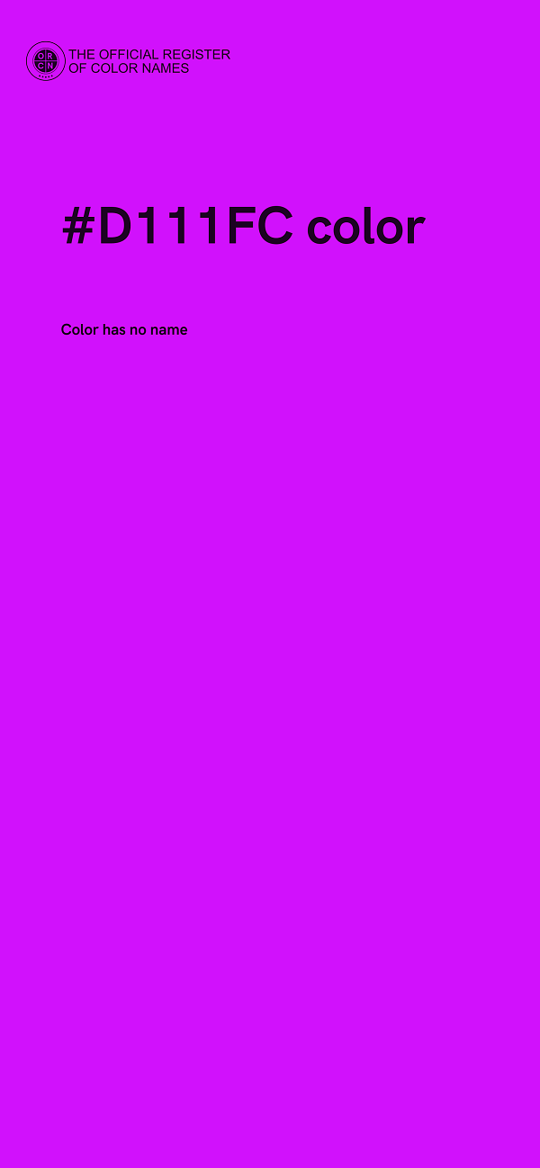 #D111FC color image