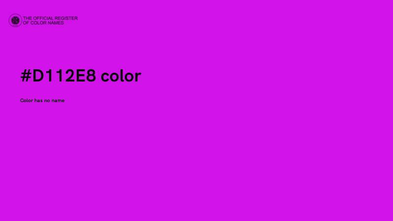 #D112E8 color image